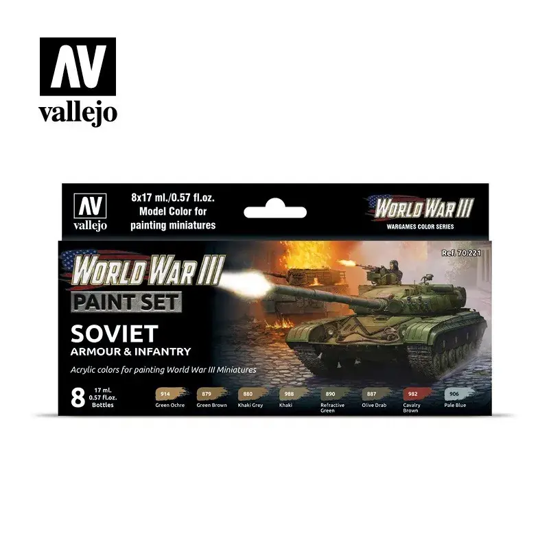 Vallejo Model Color WWIII 70221 Soviet Armour and Infantry (8) Nejlepší Cena