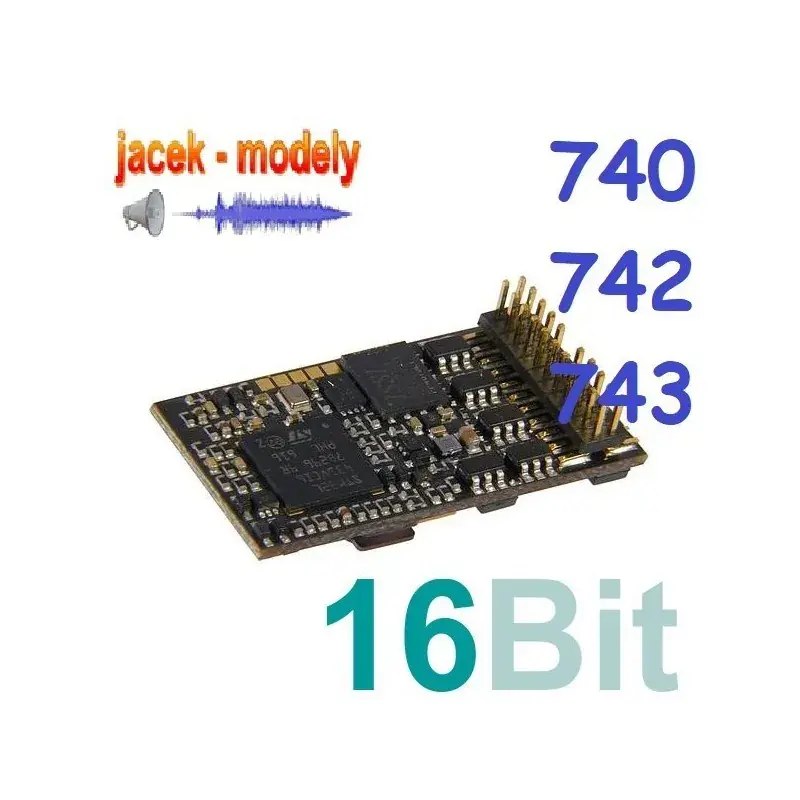 Zvukový dekodér pro 742.268 ČD, ČSD, ZSSK - H0 Roco (MS450P22/) Super Cena