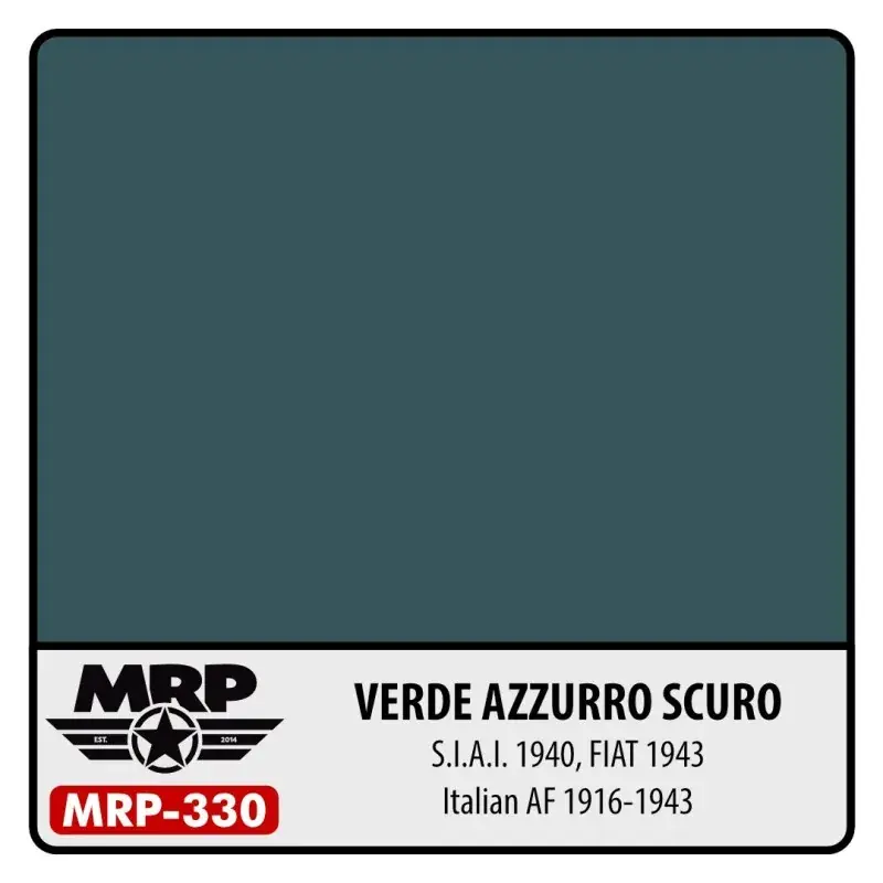 Verde Azzurro Scuro – S.I.A.I. 1940, FIAT 1943 (Italian AF 1916-43) (30 ml) Omezená Nabídka