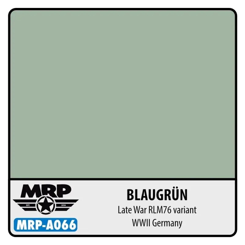Blaugrun (German Late war RLM76 variant) (17 ml) Finální Výprodej
