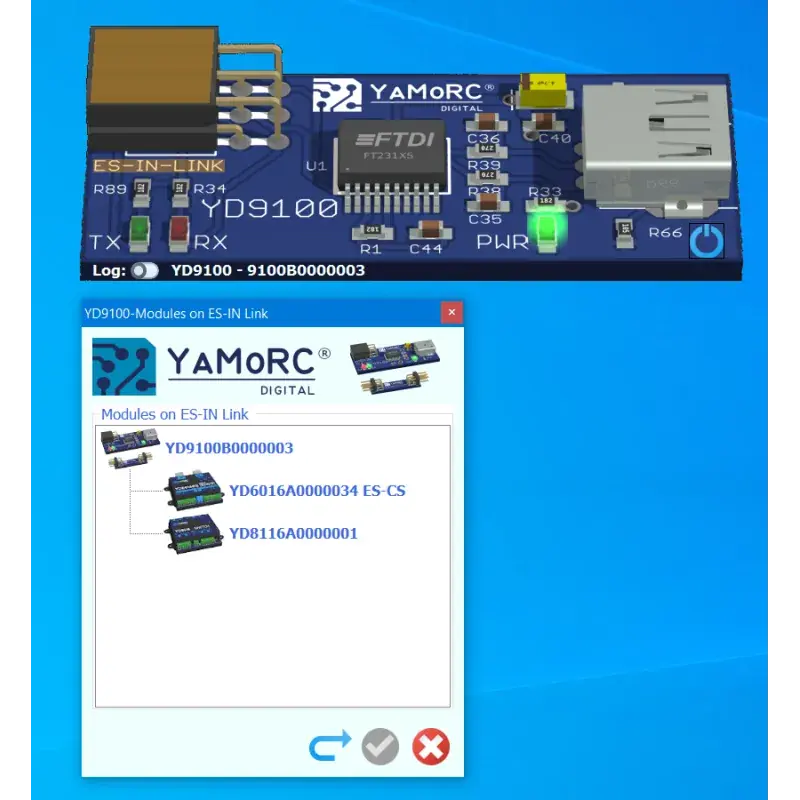 Programovací adaptér - YaMoRC YD9100 Zlevněný