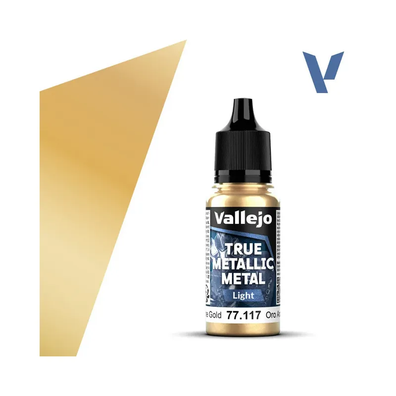 Arcane Gold (Light) - Vallejo True Metallic Metal 77117 (18ml) Rychlé Dodání