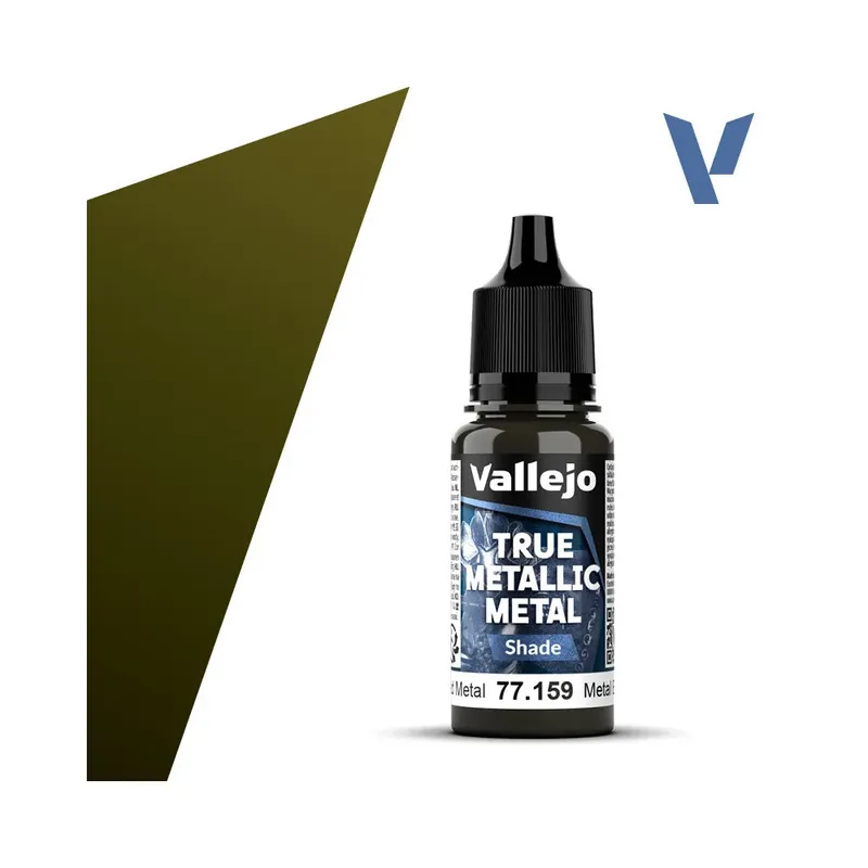 Aged Metal (Shade) - Vallejo True Metallic Metal 77159 (18ml) Nakupujte Hned