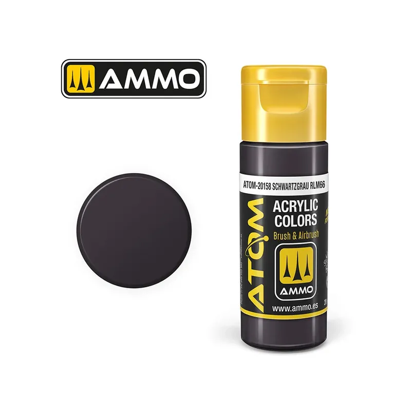 Speciální Cena ATOM COLOR Schwartzgrau RLM66 (20ml)