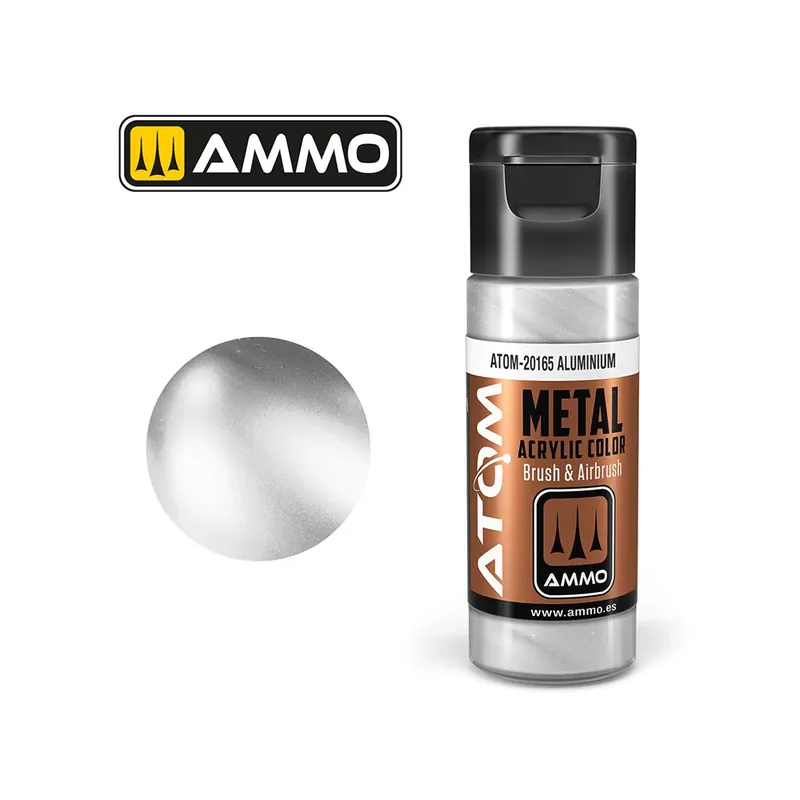 Zlevněný ATOM METALLIC Aluminium (20ml)