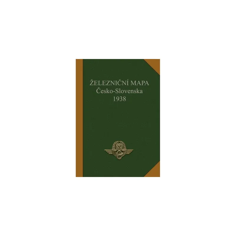 Železniční mapa Protektorátu Čechy a Morava 1940 (reprint) měřítko 1 400 000 - Corona Poslední Šance