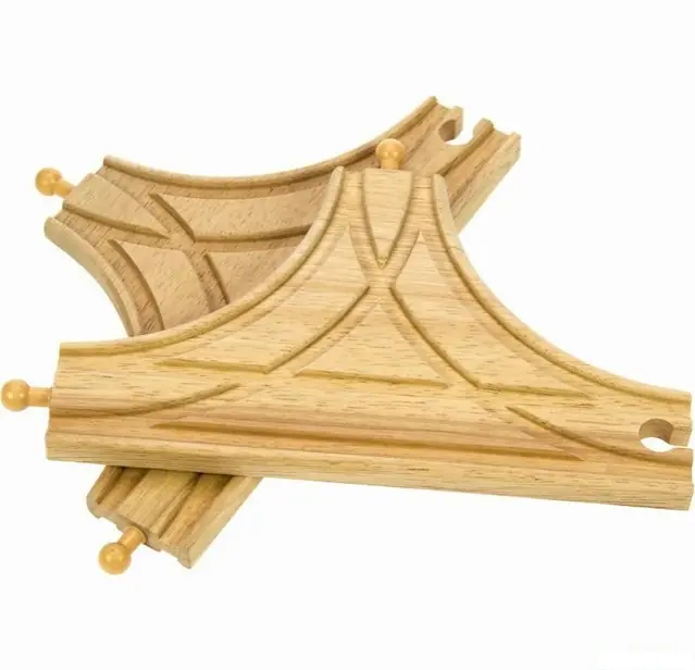 Vláčkodráha koleje - Výhybka "T", 2ks (Bigjigs) Top Prodej