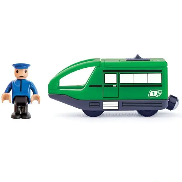 Aktuální Vláčkodráha mašinka - Elektrická s pohonem, Moderní zelená (Woody)