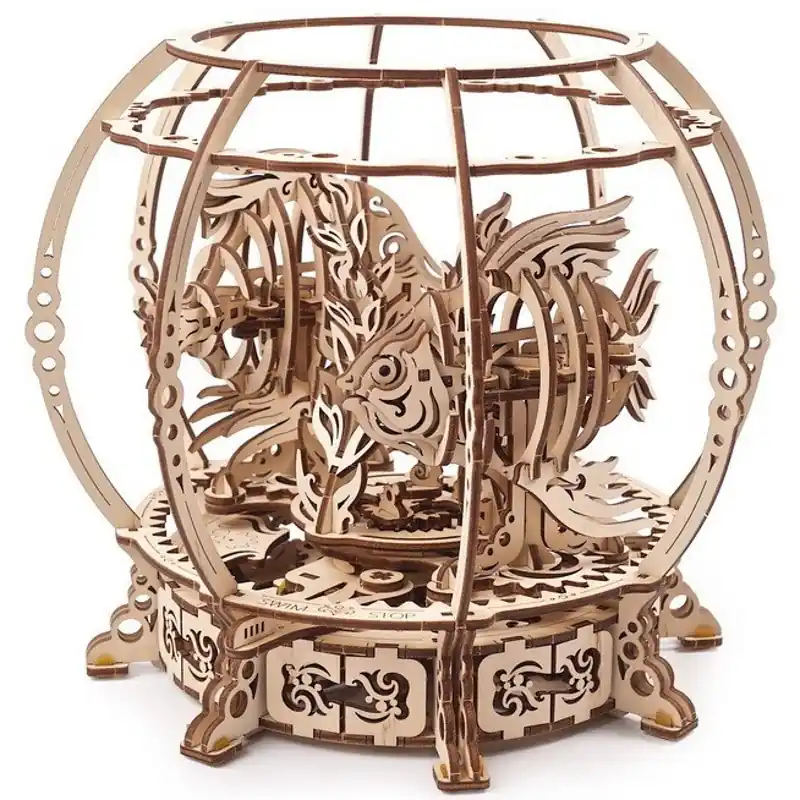 3D mechanický model - Mechanické akvárium (Ugears) Přímo Od Výrobce