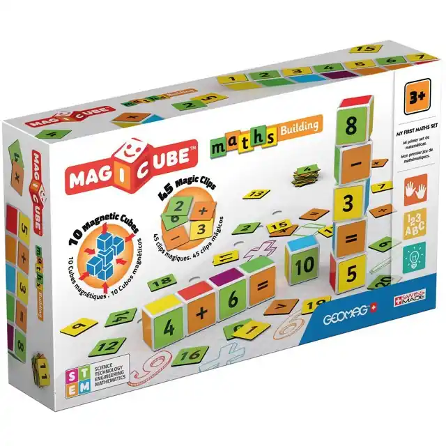 Bezpečná Platba Geomag - Magicube, Maths Building 10 kostek + 45 klipů
