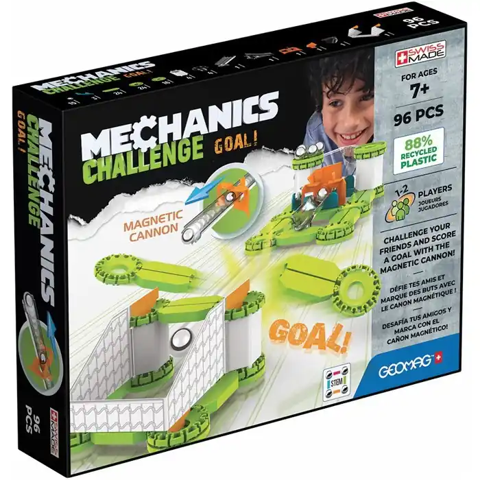 Super Cena Geomag - Mechanics Motion Challenge Goal, 96 dílků