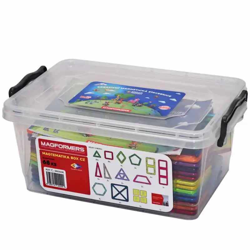 Magformers - Box Magtematika CZ, 68 dílků Speciální Cena