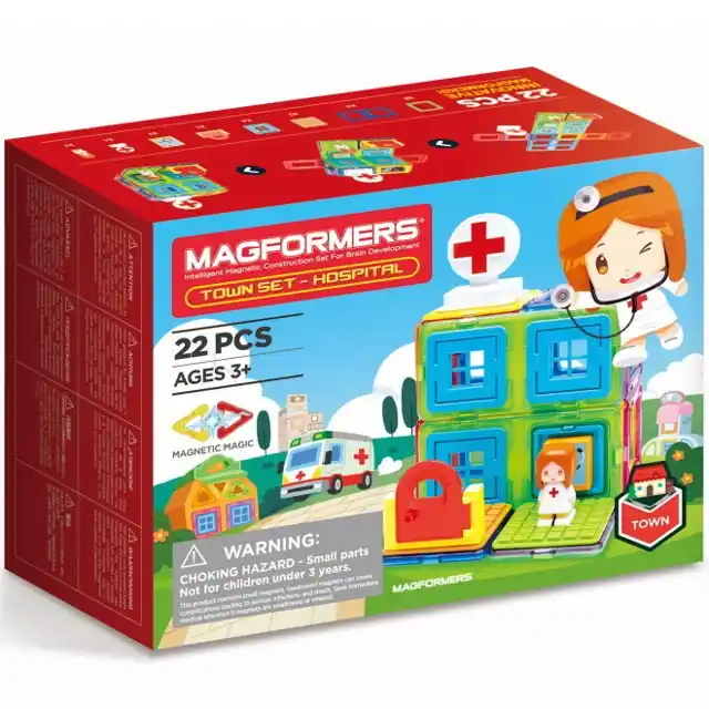 Magformers - Městečko Nemocnice, 22 dílků Sleva