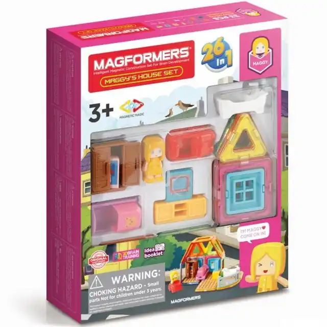 Magformers - MINI domeček Magdy, 33 dílků Autentický