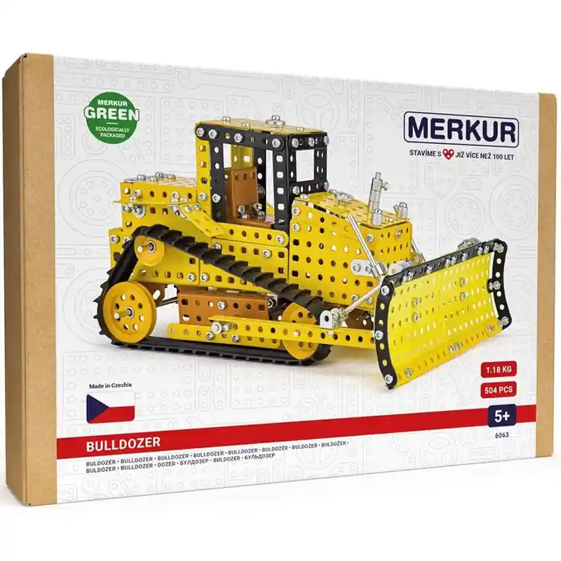 Merkur - Buldozer, 504 dílků Finální Výprodej