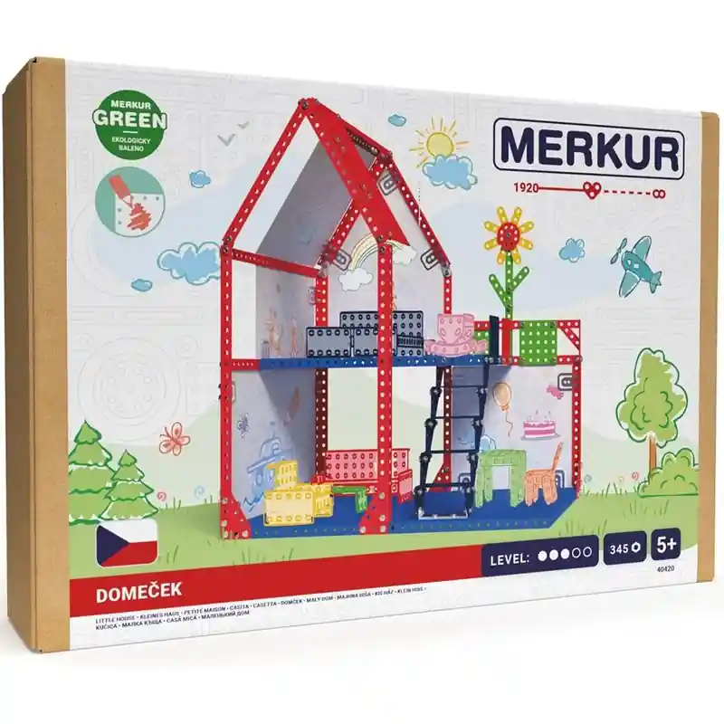 Výprodej Merkur - Domeček pro panenky, 345 dílků