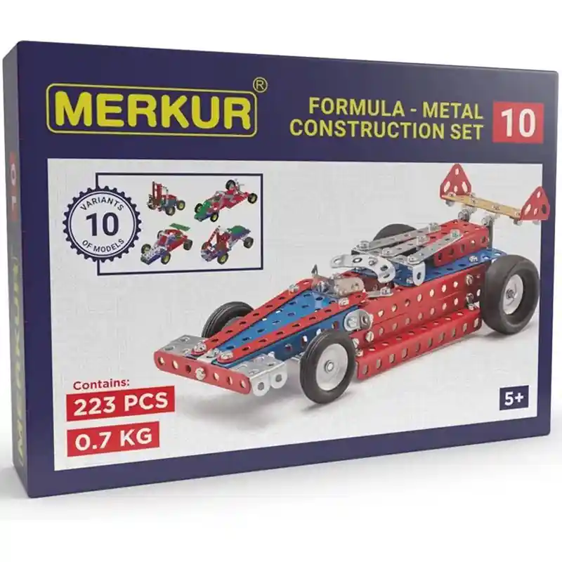 Originální Merkur - Stavebnice M10 Formule - 10 modelů, 223 dílků