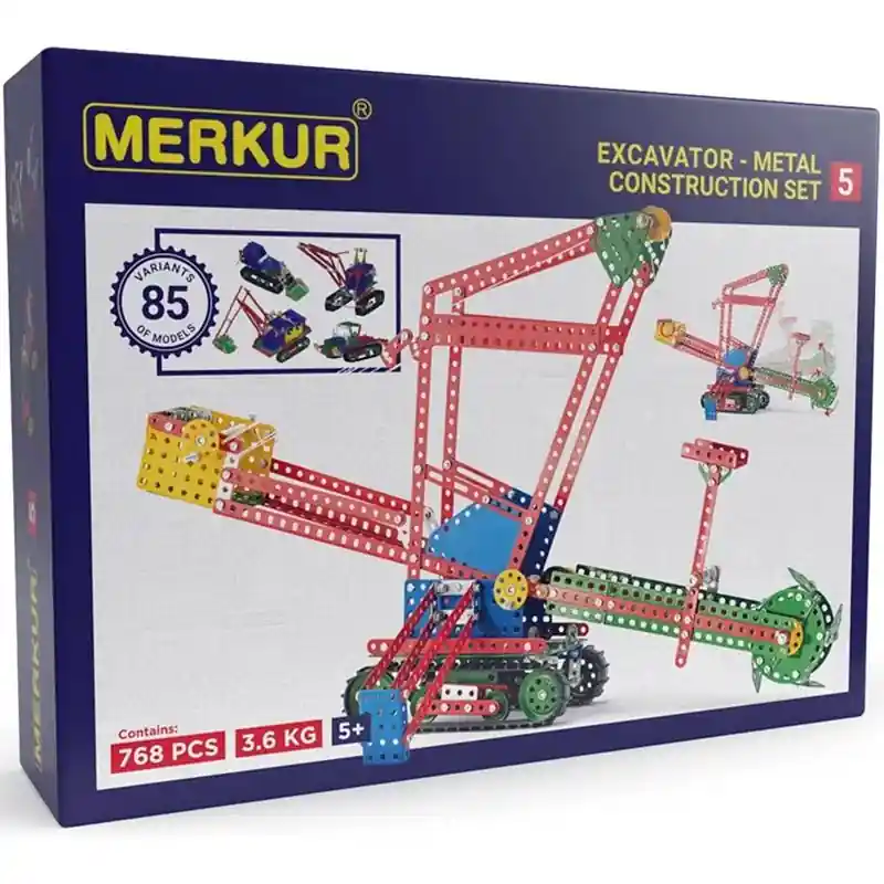 Oblíbený Merkur - Stavebnice M5 - 85 modelů, 768 dílků