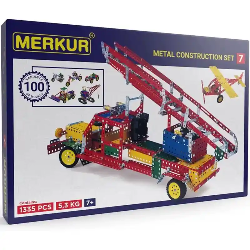 Merkur - Stavebnice M7 - 100 modelů, 1335 dílků Časově Omezené