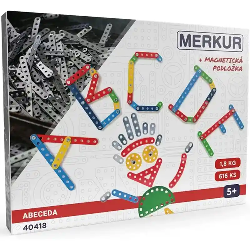 Speciální Cena Merkur - Abeceda s magnetickou podložkou, 616 dílků