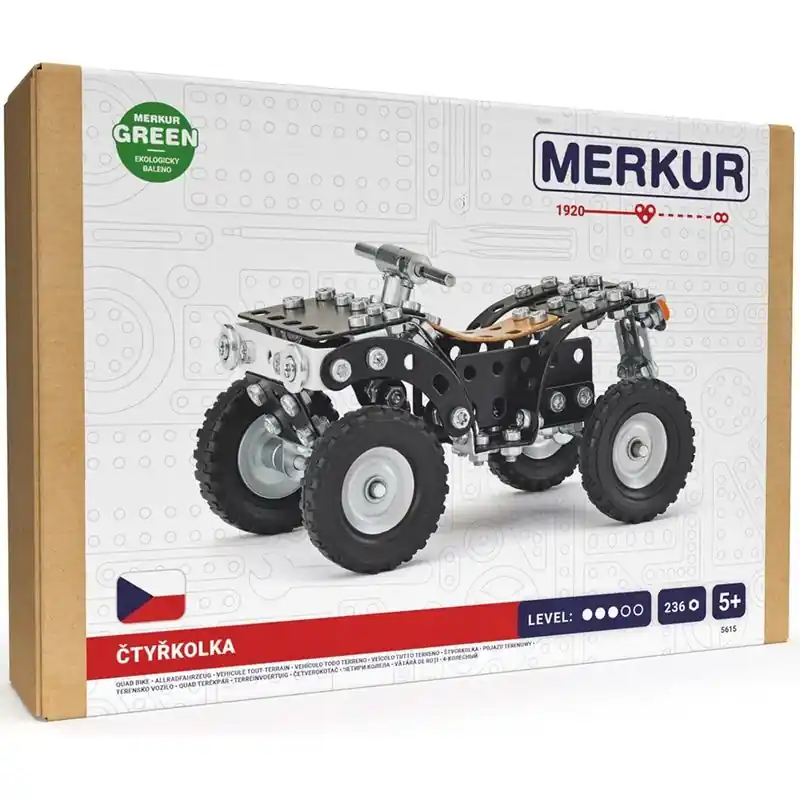 Časově Omezené Merkur - Čtyřkolka, 236 dílků