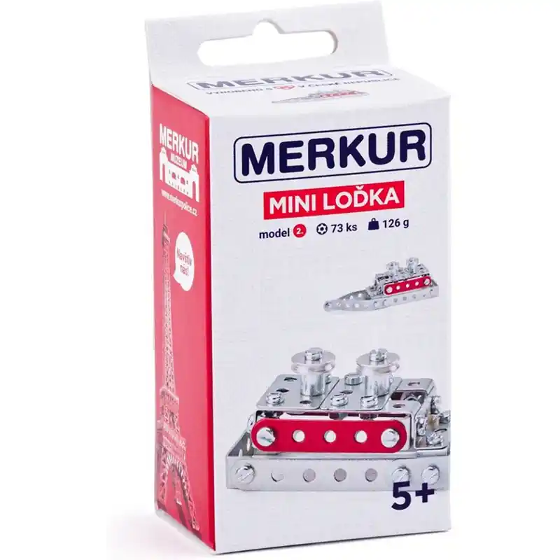 Merkur - Mini Loďka, 73 dílků Víkendová Akce
