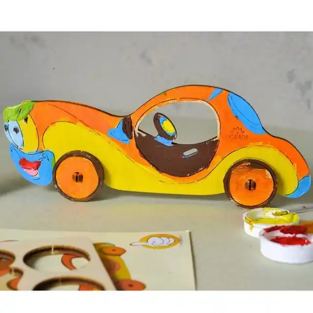 3D model k vybarvení - Auto (Ugears) Bezpečná Platba