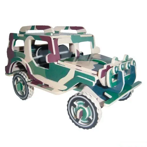 3D Puzzle barevné - Jeep Nejlepší Cena