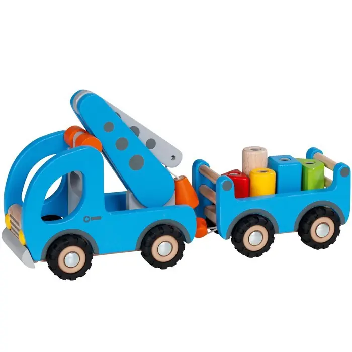 Auto - Jeřáb magnetický s vlečkou a kostami (Goki) Top Prodej