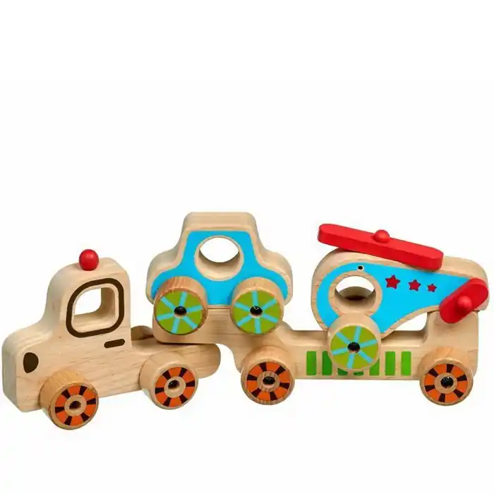 Vysoce Kvalitní Auto - Můj první kamion dřevěná skládačka (Lucy & Leo)