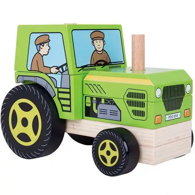 Akční Cena Auto skládací - Traktor (Bigjigs)
