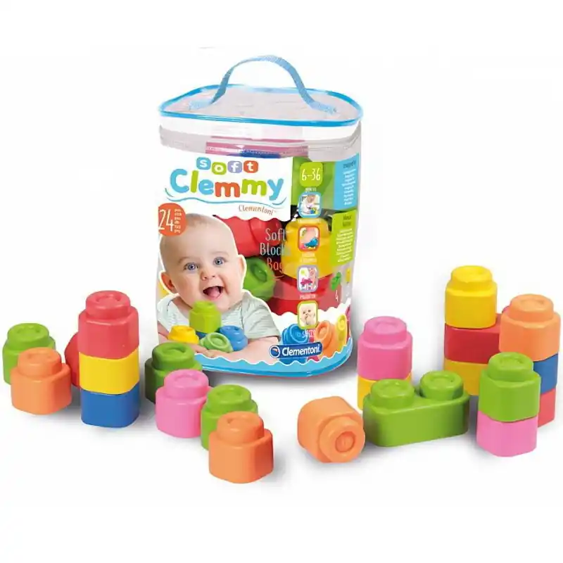 Clementoni - Clemmy, Kostičky v plastovém pytli, 24ks Nejlepší Volba