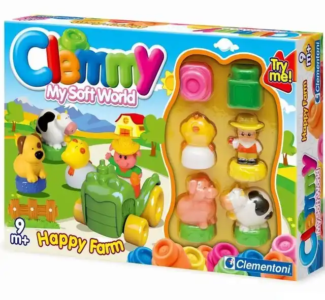 Clementoni - Clemmy, Veselá farma a barevné kostky Expresní Doručení