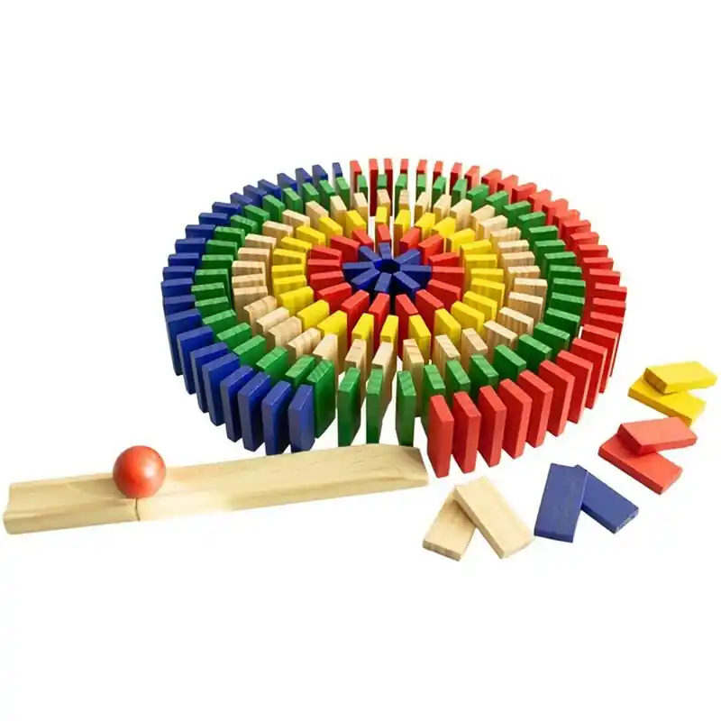 Dominová dráha - Kostky barevné, 400ks (2Kids Toys) Dokud Zásoby Vydrží