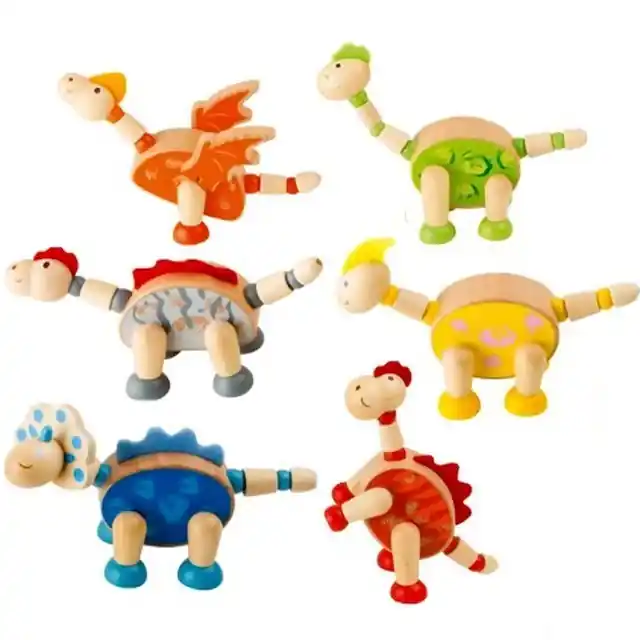 Dřevěný figurka - Flexibilní, Dinosaurus, 1ks (Legler) Aktuální