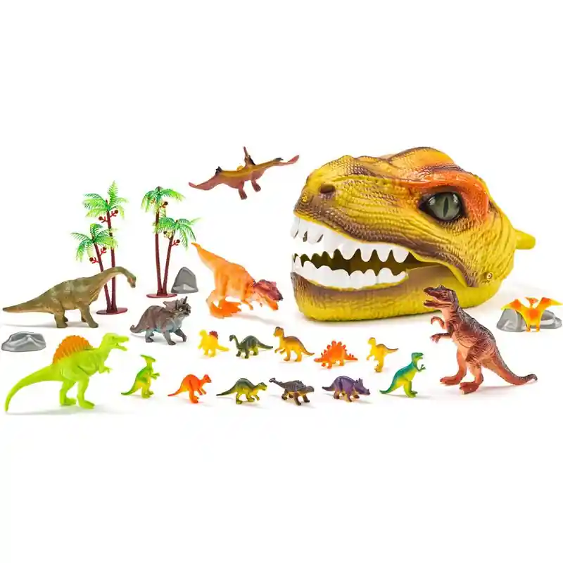 Cenově Výhodný Faunica - Dino, Dinosauří hlava s figurkami