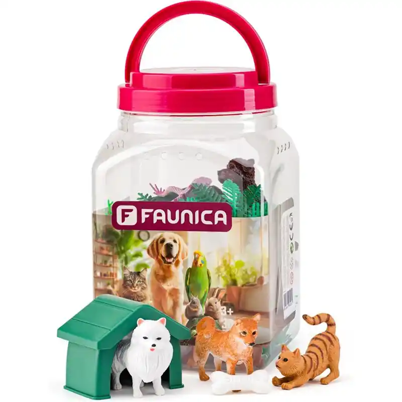 Faunica - Zvířátka set, Mega tuba Mazlíčci, 30 dílů Must-Have