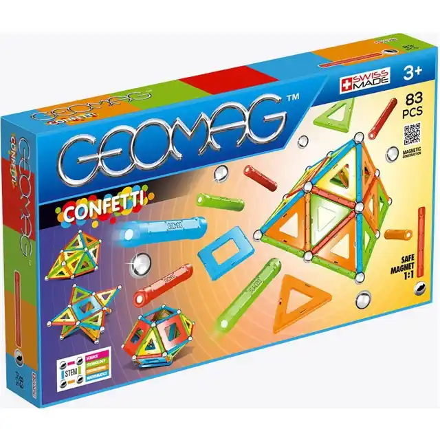 Geomag - Confetti, 83 ks Originální