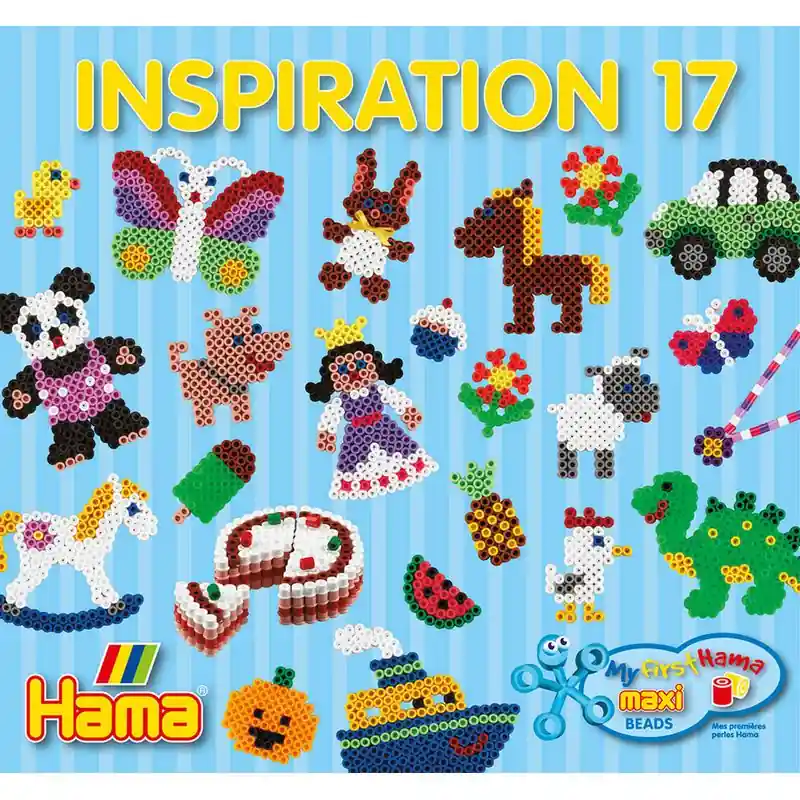 Hama zažehlovací korálky - Pomůcka, Knížka inspirací MAXI č.17 Koupit Online