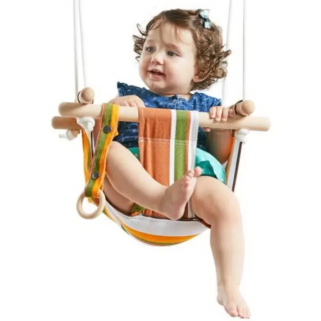Houpačka - Dětská textilní 100% bavlna pruhovaná (2Kids Toys) Must-Have