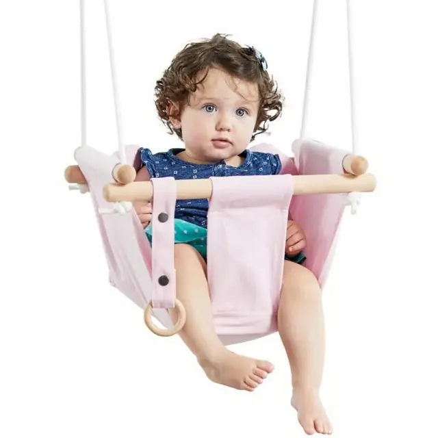 Houpačka - Dětská textilní 100% bavlna růžová (2Kids Toys) Akční Nabídka