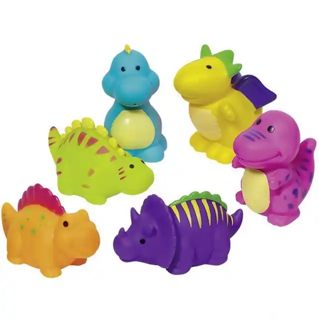 Novinka Hračka do vody - Stříkací dinosauři, 6ks (Goki)