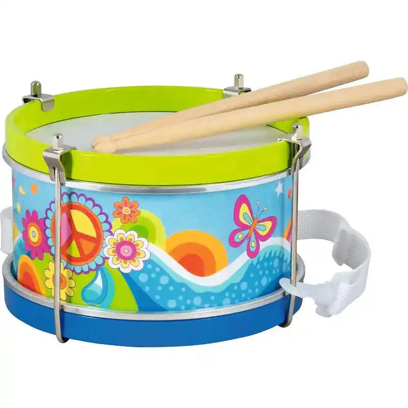 Hudba - Bubínek dřevěný, Květinová louka, 22cm (Goki) Nejlepší Cena