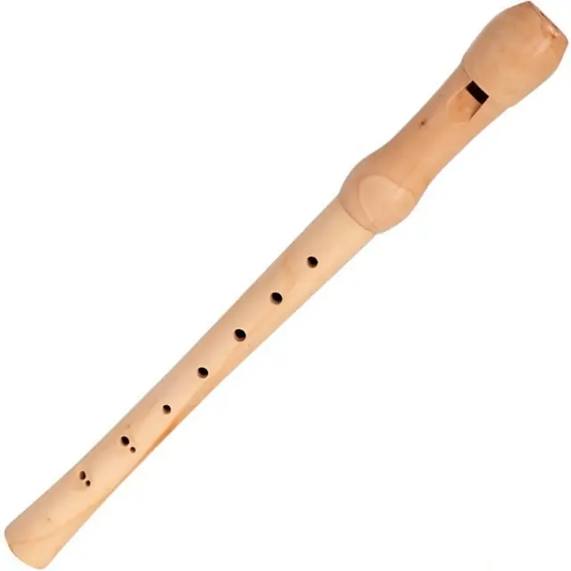Hudba - Flétna dřevěná 32cm, přírodní (Bino) Přímo Od Výrobce