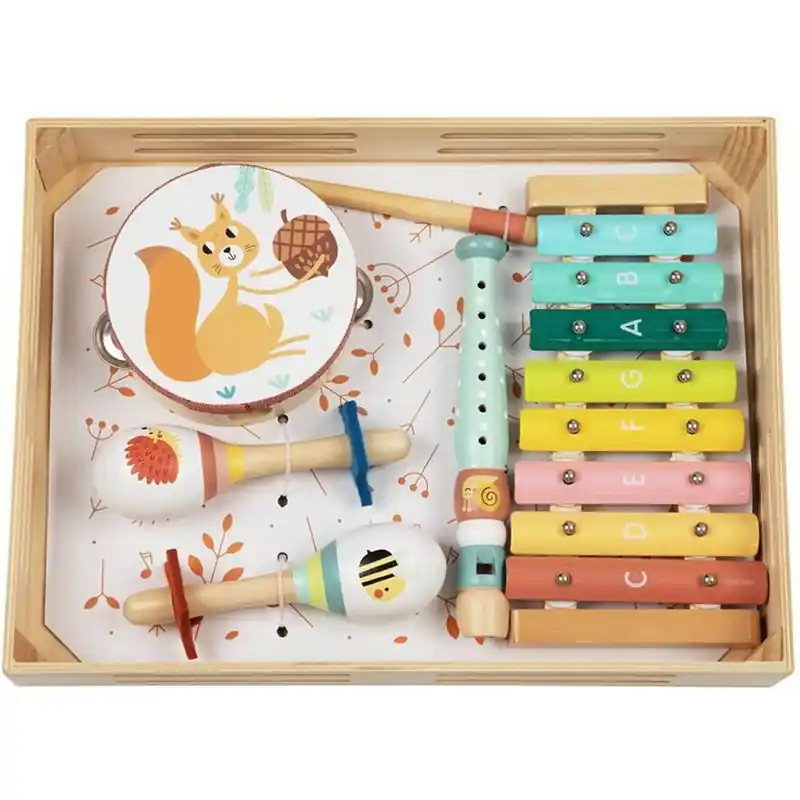 Hudba - Muzikální set, 4 nástroje Lesní zvířátka (2Kids Toys) Nejprodávanější