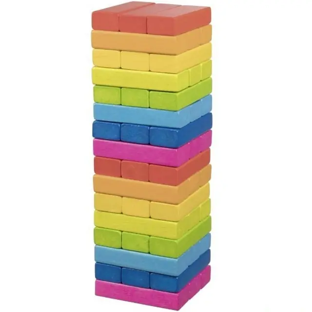 Jenga barevná - Duhová (Goki) Speciální Cena