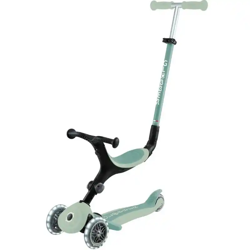 Cenová Bomba Koloběžka Globber - Go-Up Active Lights Ecologic 3v1, Pistachio