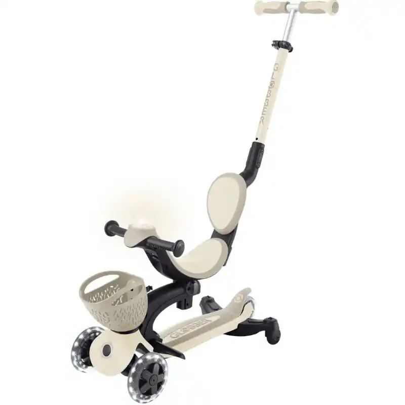 Koloběžka Globber - Go-Up Baby Lights 360° 3v1, Taupe Super Cena