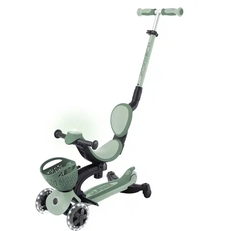 Přímo Od Výrobce Koloběžka Globber - Go-Up Baby Lights 360° 3v1, Zelená