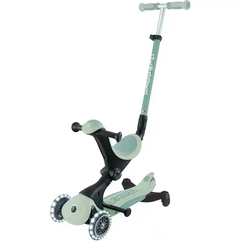 Ihned K Objednání Koloběžka Globber - Go-Up Deluxe Lights Ecologic 360° 3v1, Pistachio